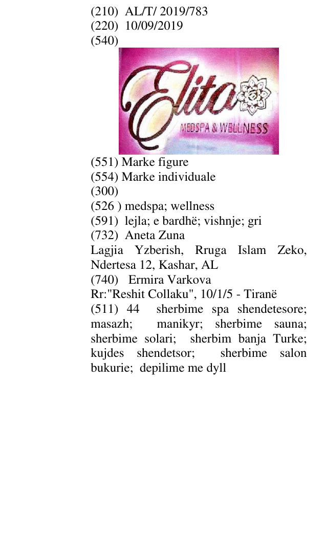 Zëri i markës medspa; wellness në buletin