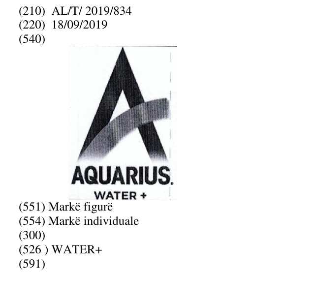 Zëri i markës WATER+ në buletin