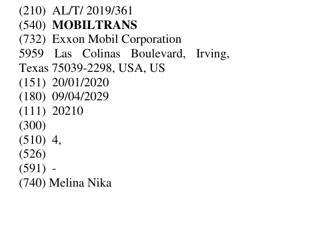 Zëri i markës MOBILTRANS në buletin