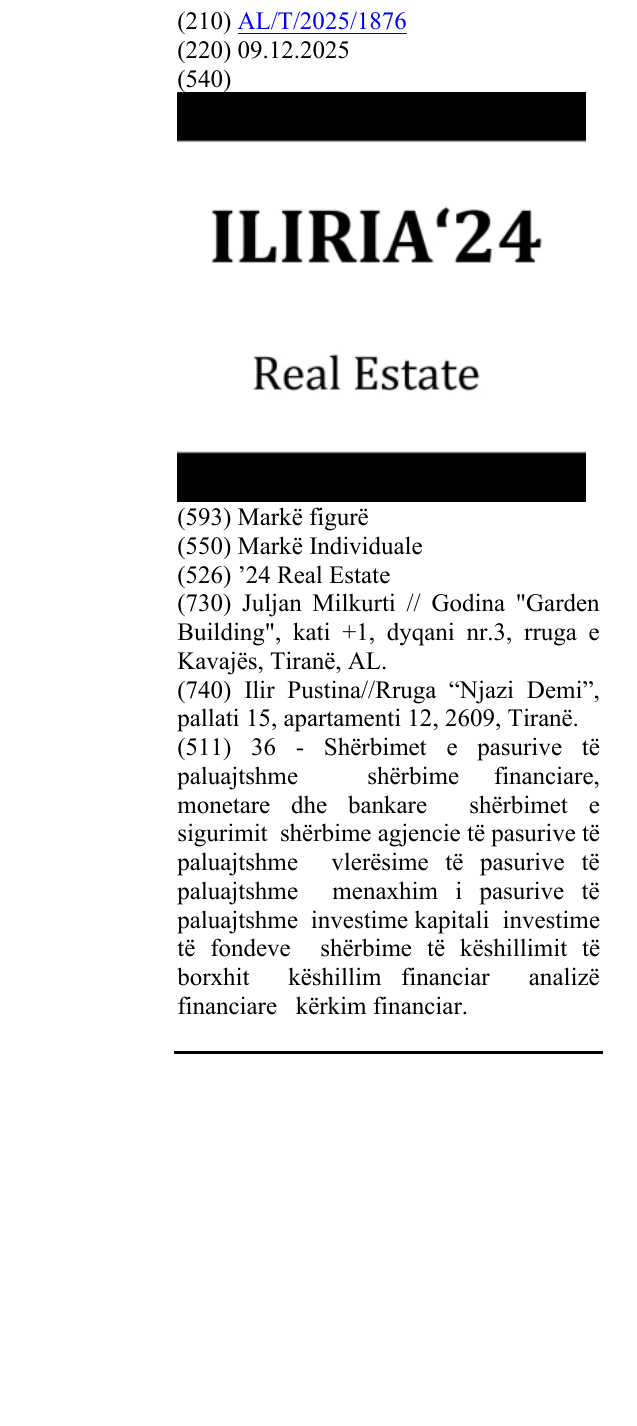 Zëri i markës ’24 Real Estate në buletin