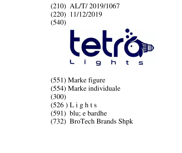 Zëri i markës L i g h t s në buletin