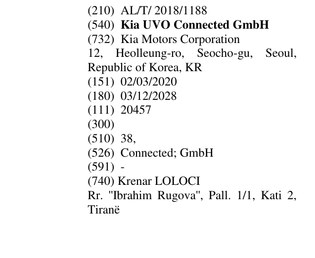 Zëri i markës Kia UVO Connected GmbH në buletin