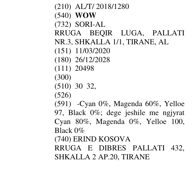 Zëri i markës WOW në buletin