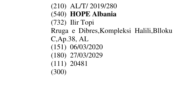 Zëri i markës HOPE Albania në buletin