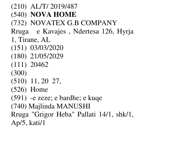 Zëri i markës NOVA HOME në buletin