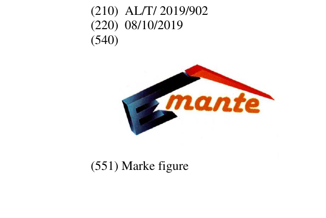 Zëri i markës Emante në buletin