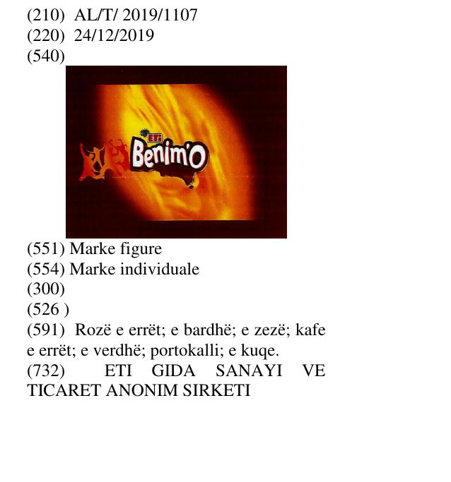 Zëri i markës ETİ BENİM’O në buletin