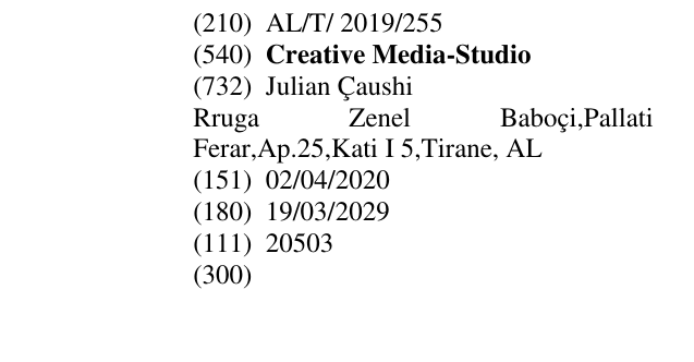 Zëri i markës Creative Media-Studio në buletin