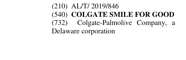 Zëri i markës COLGATE SMILE FOR GOOD në buletin