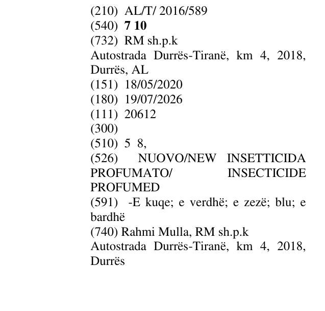 Zëri i markës 7 10 në buletin