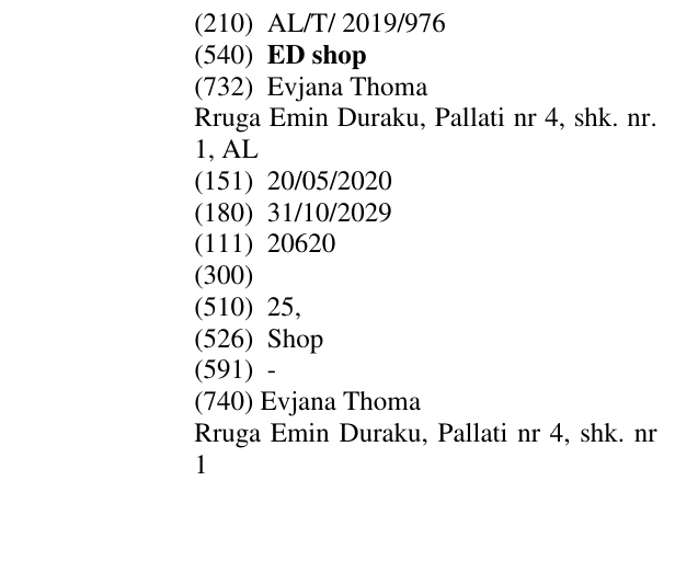 Zëri i markës ED shop në buletin