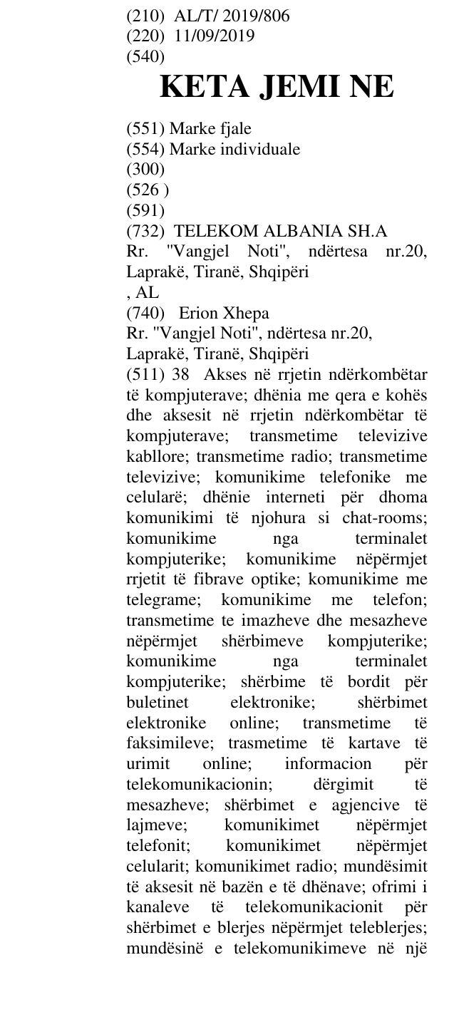 Zëri i markës KETA JEMI NE në buletin
