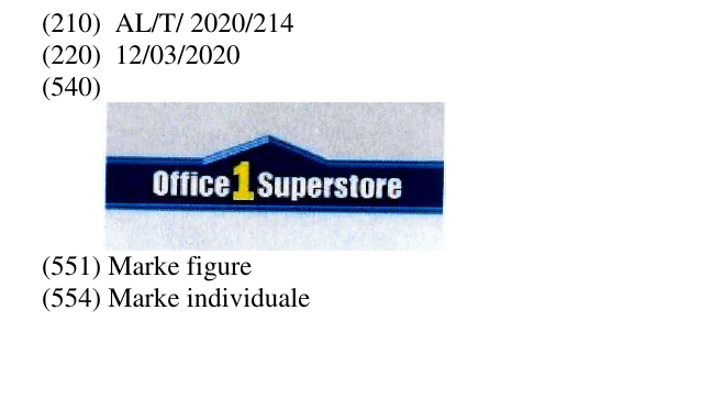 Zëri i markës Office Superstore në buletin