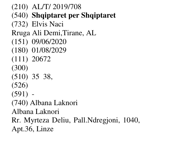 Zëri i markës Shqiptaret per Shqiptaret në buletin
