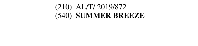 Zëri i markës SUMMER BREEZE në buletin