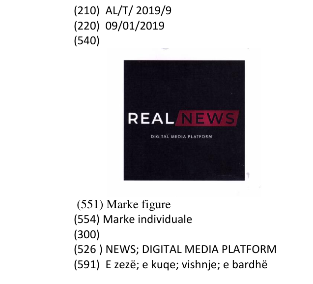 Zëri i markës NEWS; DIGITAL MEDIA PLATFORM në buletin