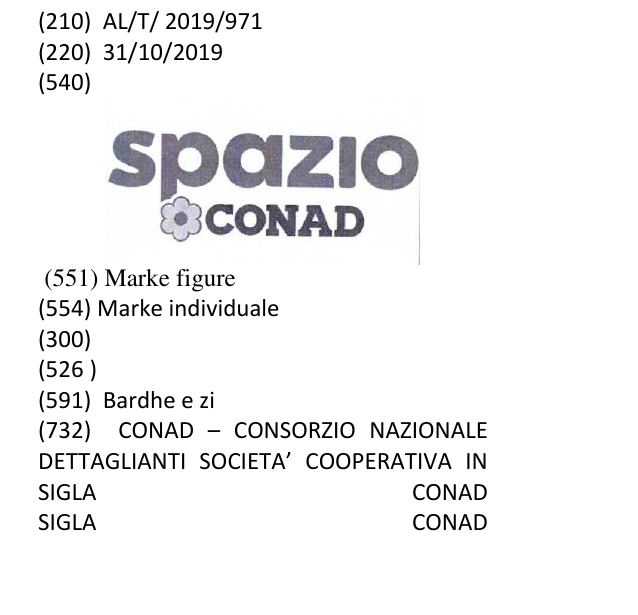 Zëri i markës spazio conad në buletin