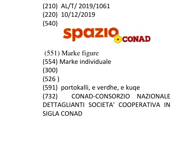 Zëri i markës Spazio Conad në buletin