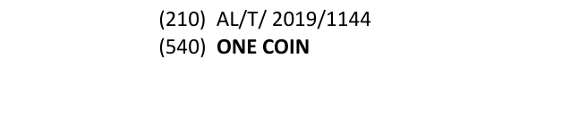 Zëri i markës ONE COIN në buletin