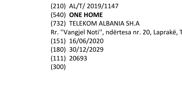 Zëri i markës ONE HOME në buletin