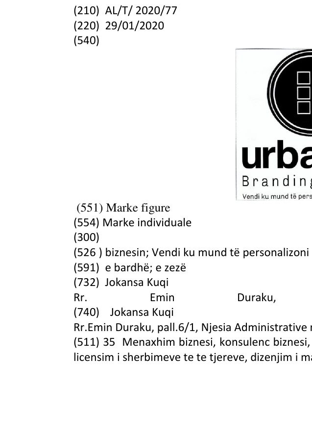Zëri i markës biznesin; Vendi ku mund të personalizoni biznesin tuaj; branding agency në buletin