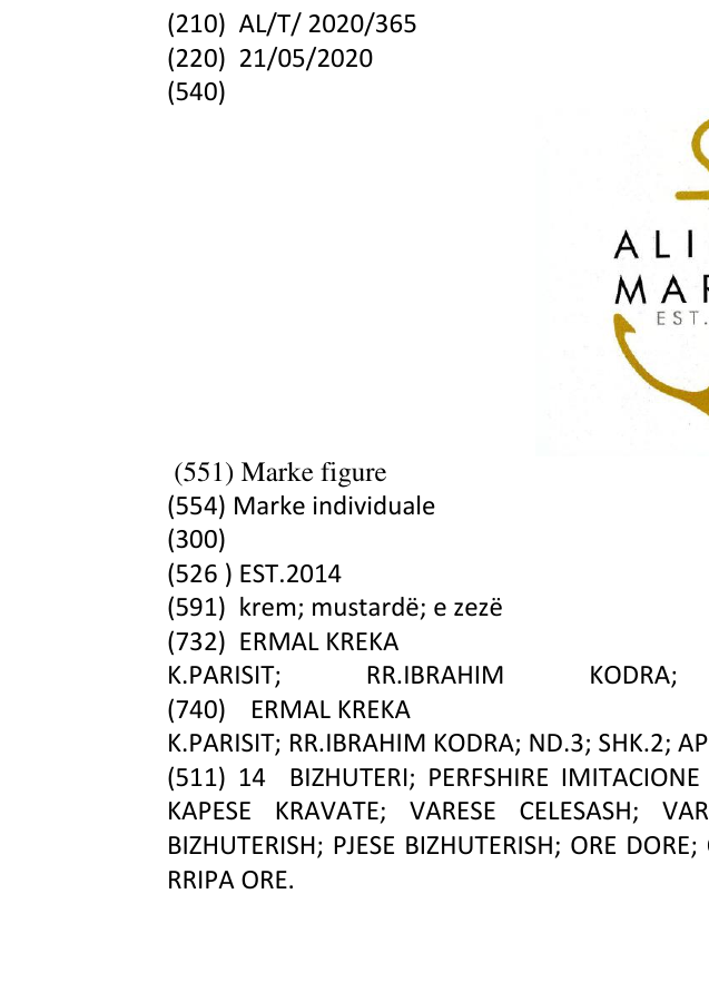Zëri i markës EST.2014 në buletin
