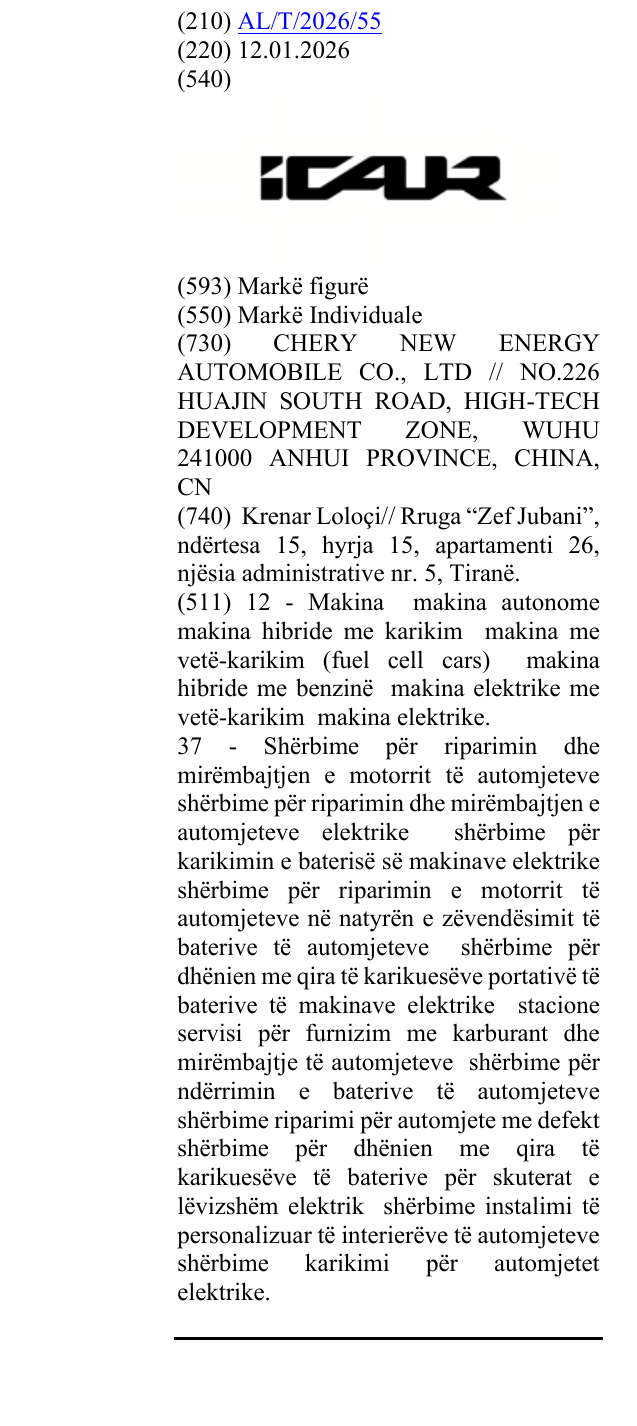 Zëri i markës iCAUR në buletin