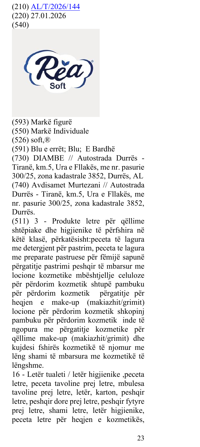 Zëri i markës soft,® në buletin