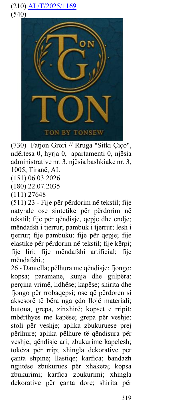 Zëri i markës SEW ; BY në buletin
