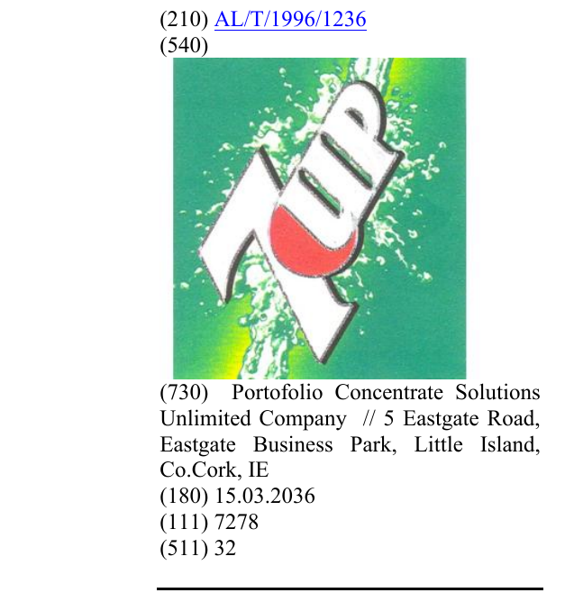 Zëri i markës 7 UP në buletin