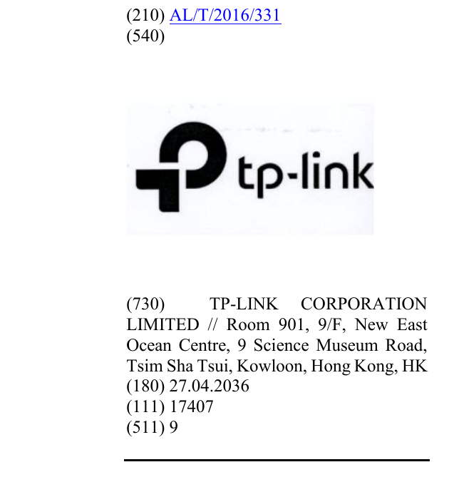Zëri i markës tp-link në buletin