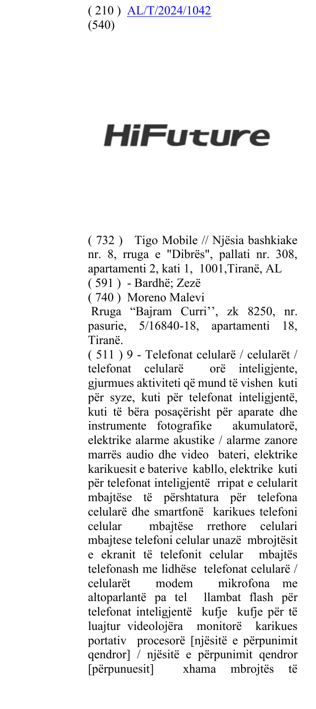Zëri i markës HiFuture në buletin