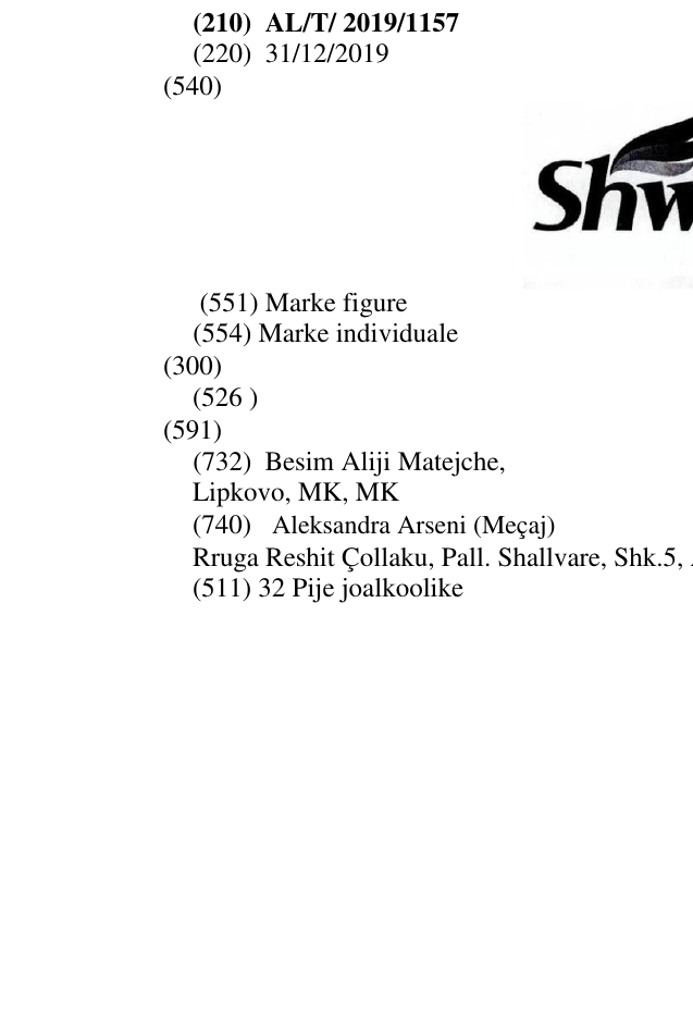 Zëri i markës Shwabo në buletin