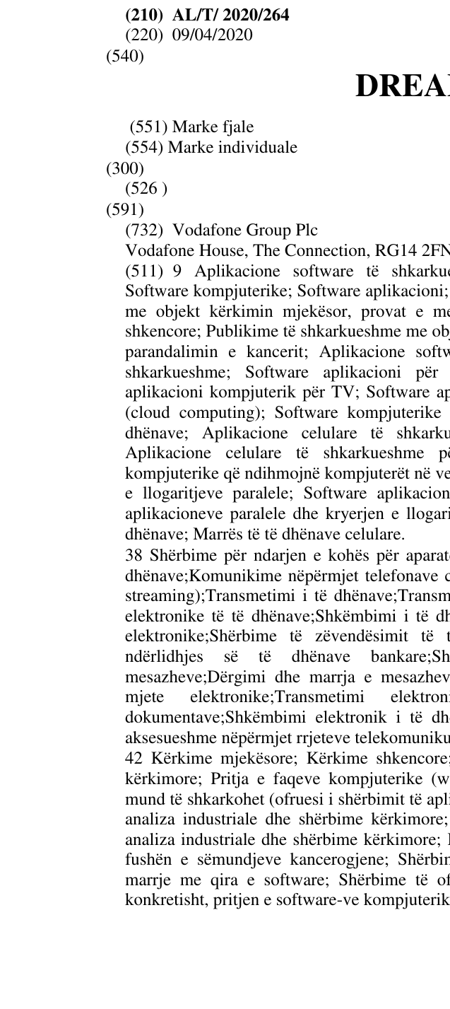 Zëri i markës DREAMLAB në buletin