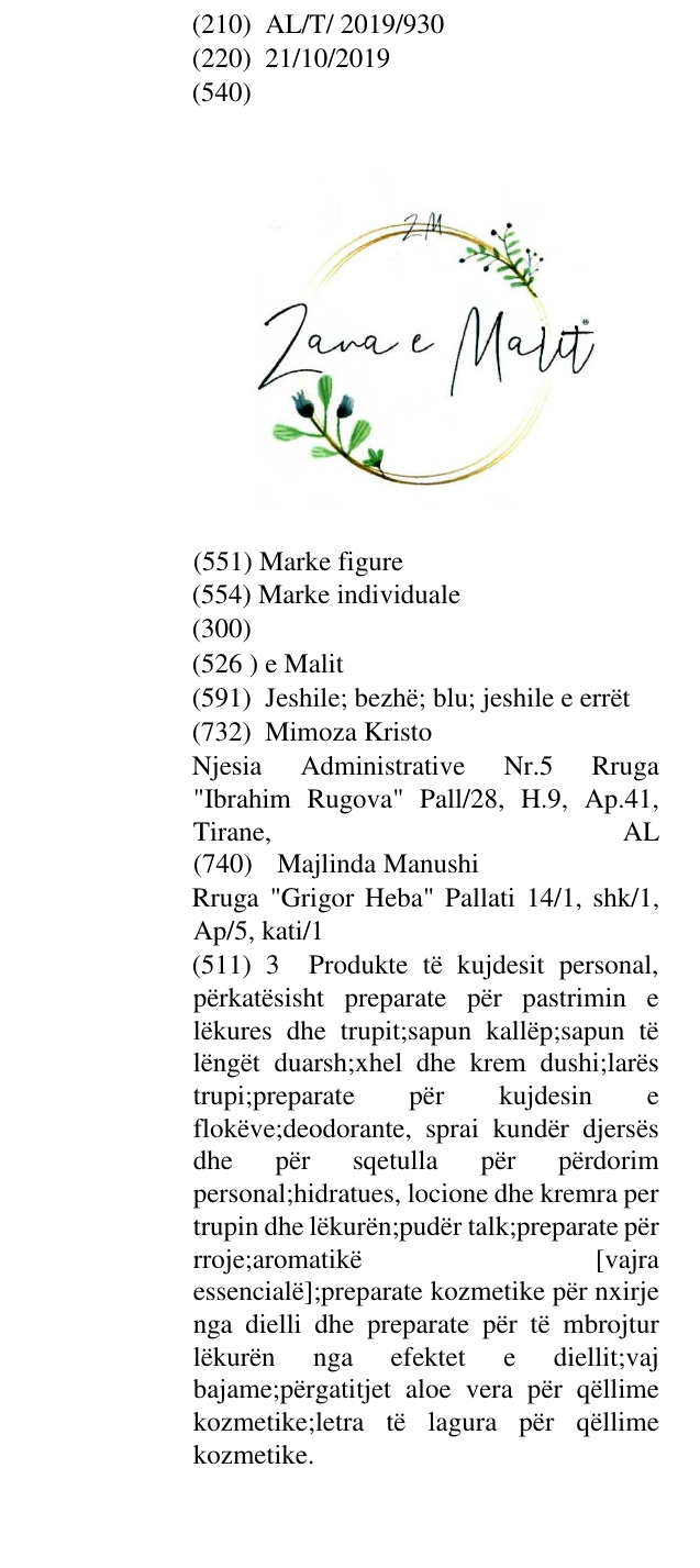 Zëri i markës e Malit në buletin