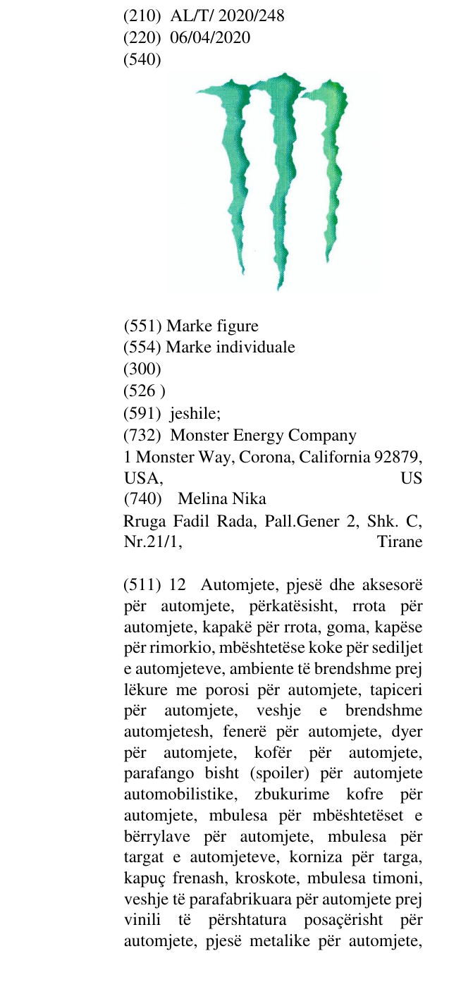 Zëri i markës M në buletin