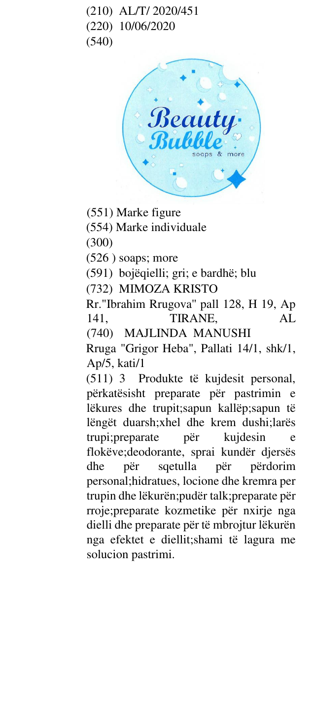Zëri i markës soaps; more në buletin
