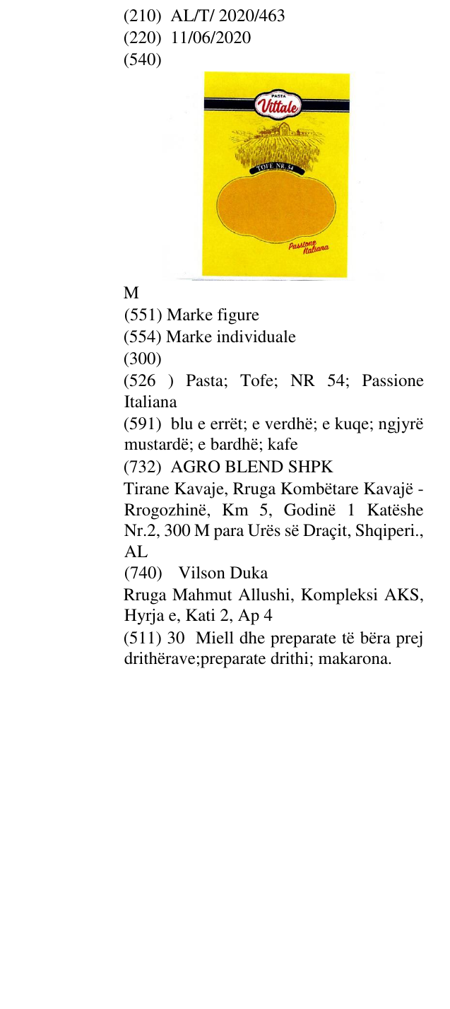 Zëri i markës M në buletin