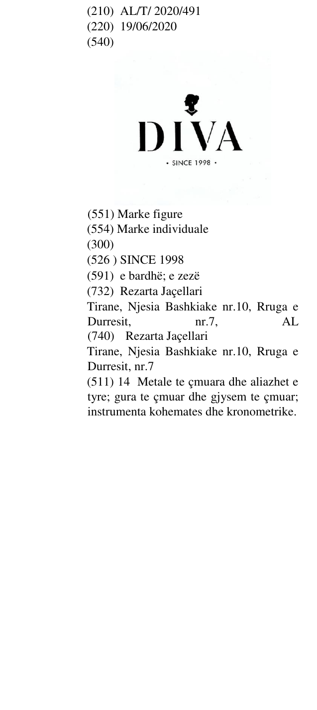 Zëri i markës SINCE 1998 në buletin