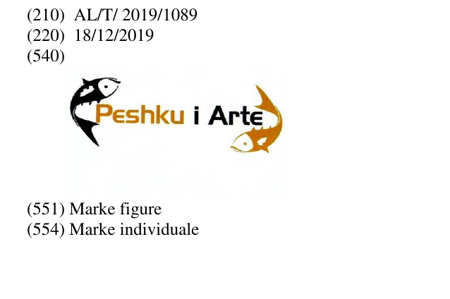 Zëri i markës peshku në buletin