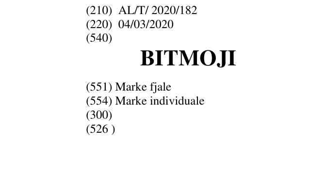 Zëri i markës BITMOJI në buletin