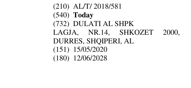 Zëri i markës Today në buletin