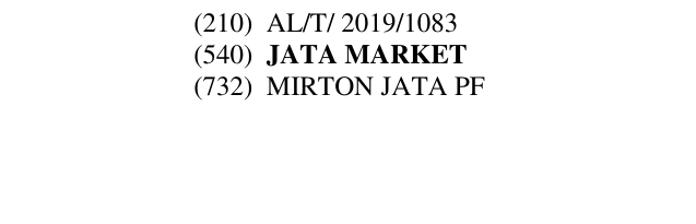 Zëri i markës JATA MARKET në buletin