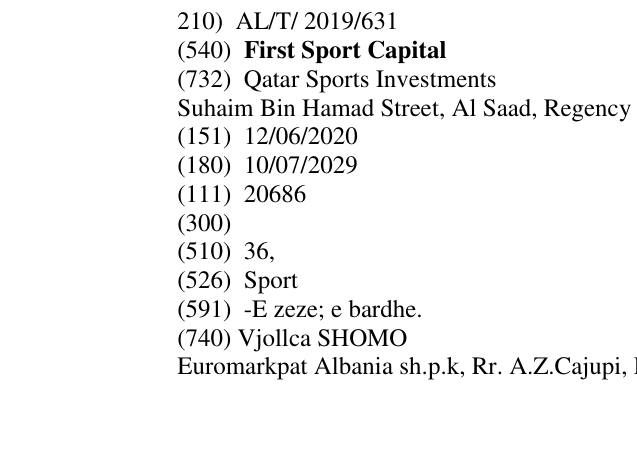 Zëri i markës First Sport Capital në buletin