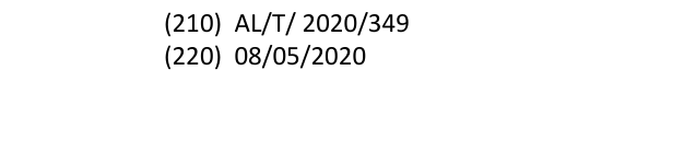 Zëri i markës AL/T/2020/349 në buletin