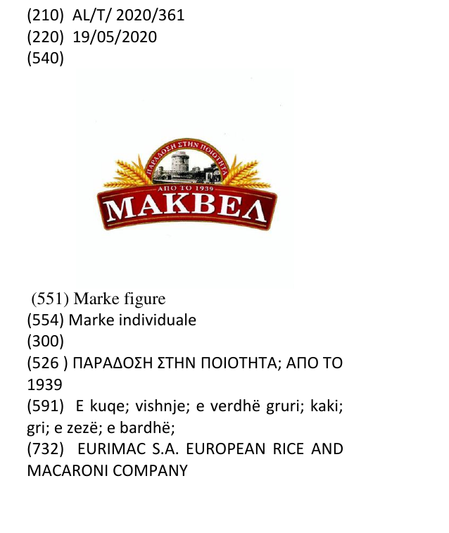 Zëri i markës ΠΑΡΑΔΟΗ ΣΗΝ ΠΟΙΟΣΗΣΑ; ΑΠΟ ΣΟ 1939 në buletin