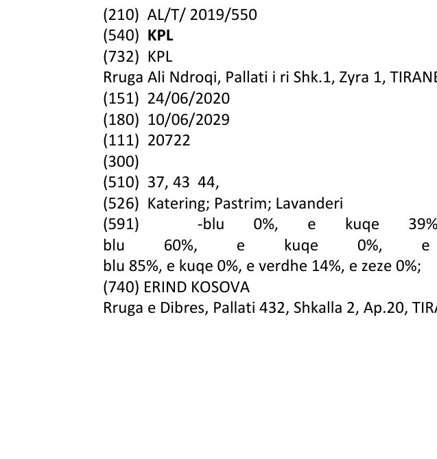Zëri i markës KPL në buletin