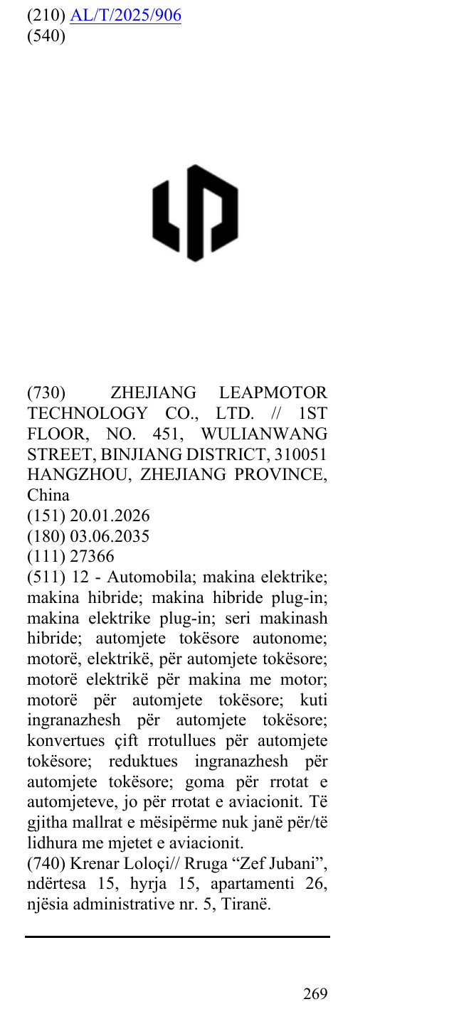 Zëri i markës LP në buletin