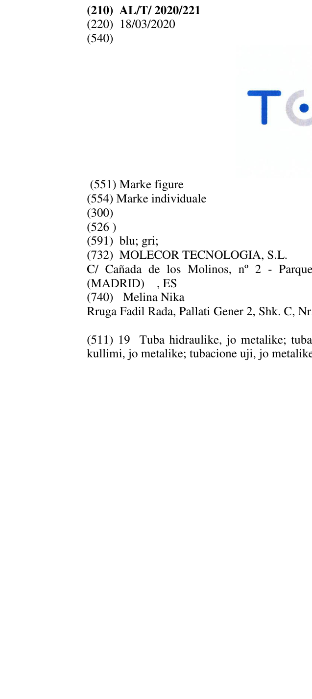 Zëri i markës TOM në buletin