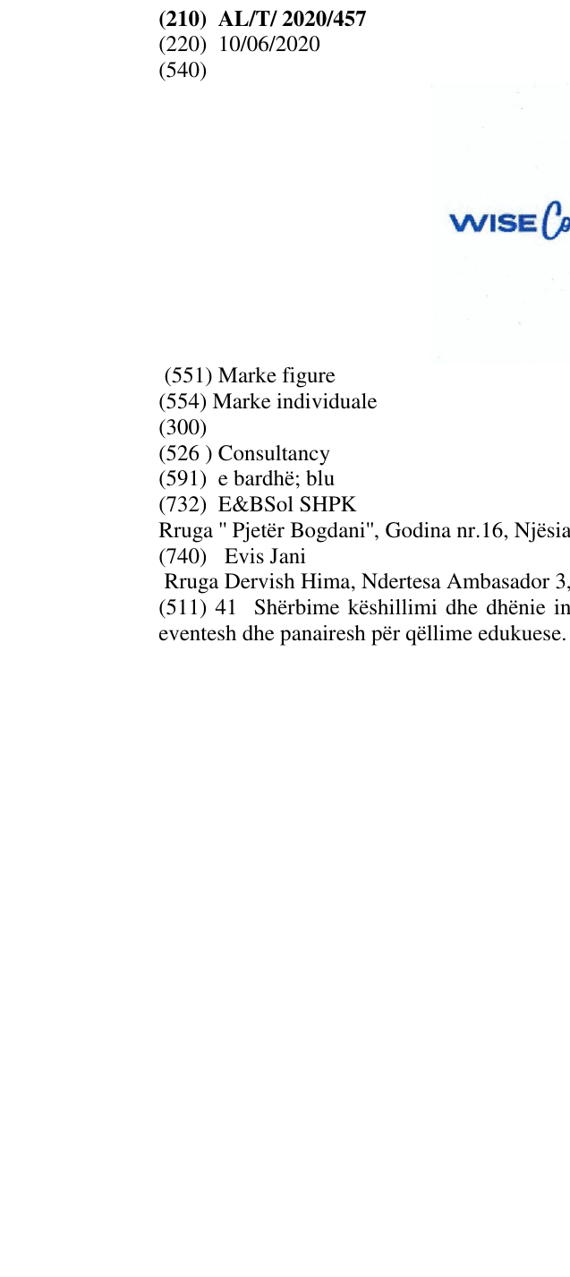 Zëri i markës Consultancy në buletin